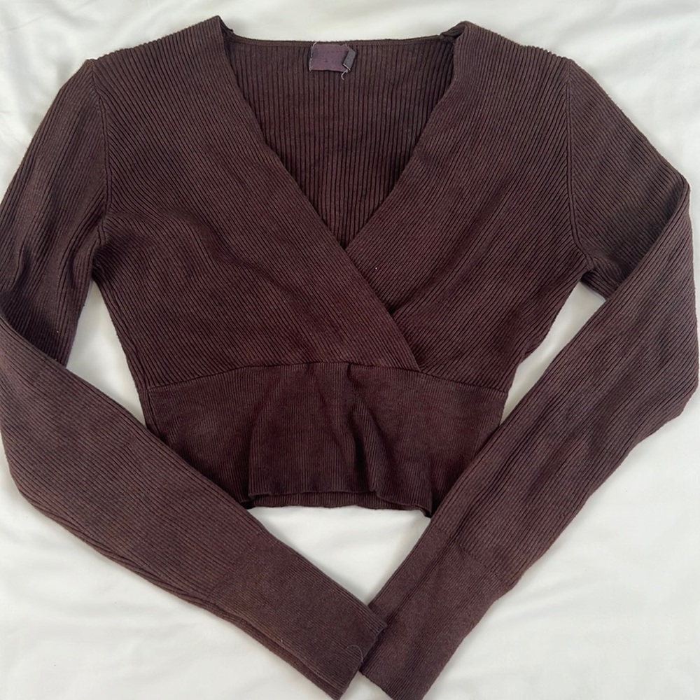 Crop sweater